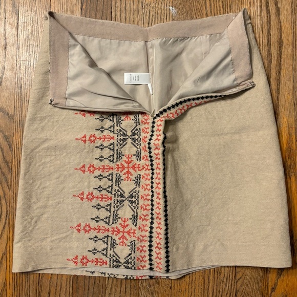 Loft Embroidered Pencil Skirt - Picture 5 of 7